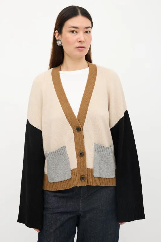 Cashmere Vicuna Cardigan made by Frame Denim