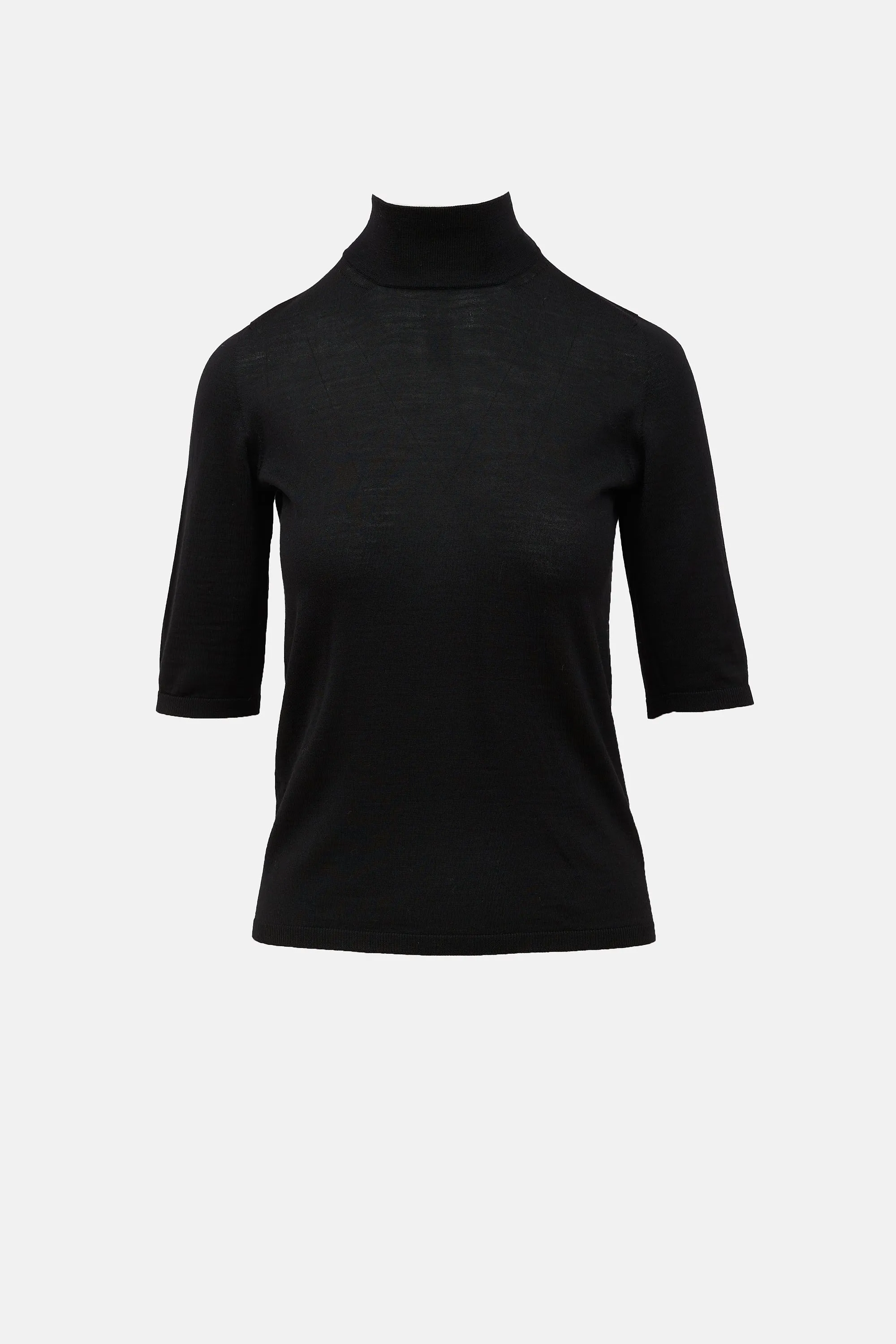 Wool Mock Neck Top sold by VSP Consignment