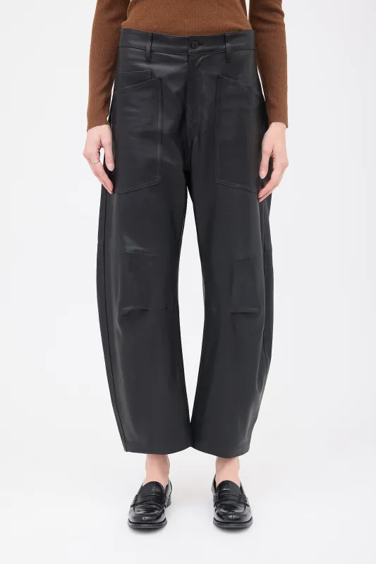 Leather Shon Pant made by Nili Lotan