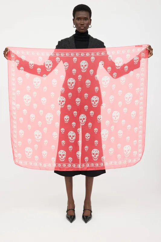 Silk Skull Scarf sold by VSP Consignment