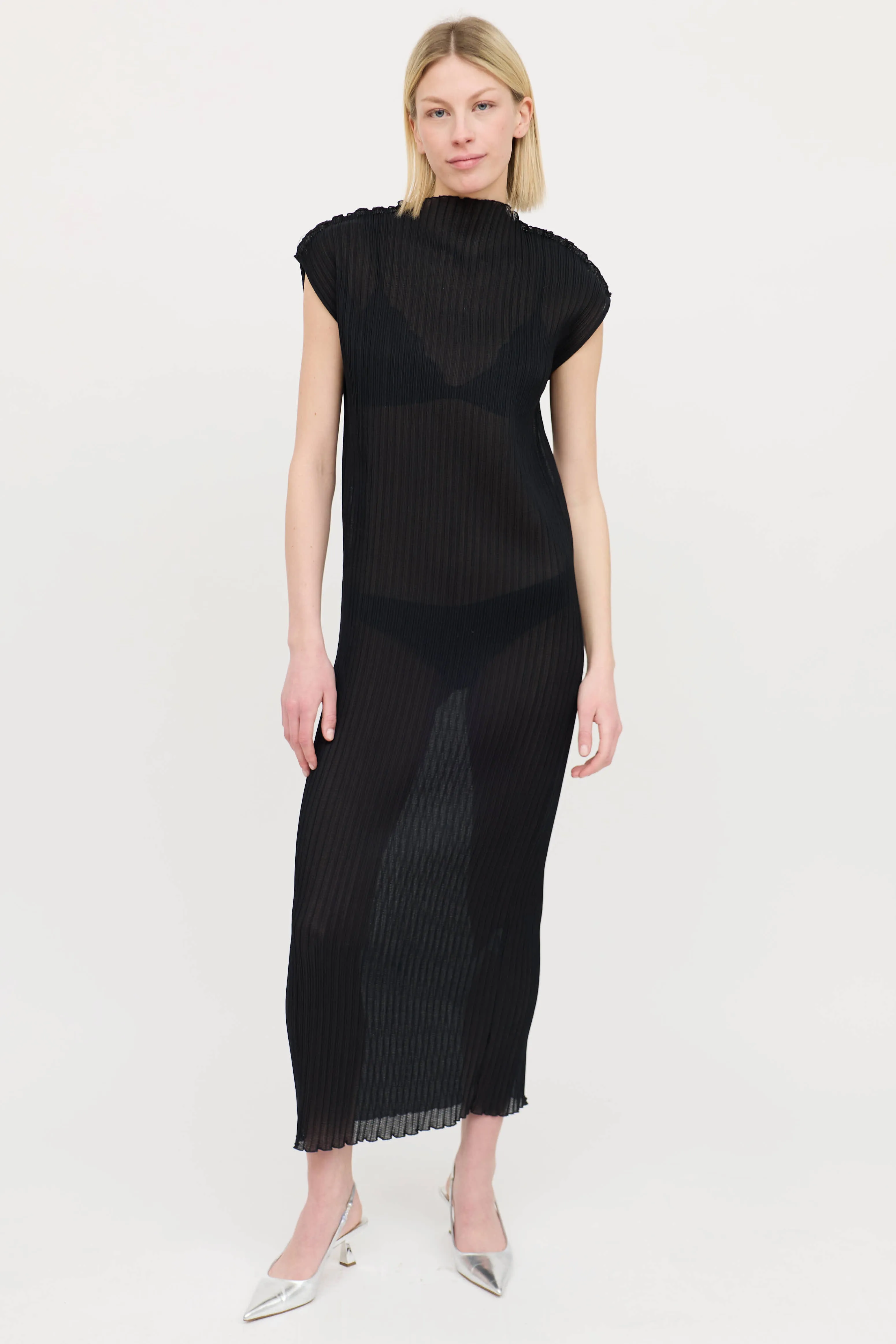 Pleated Maxi Dress sold by VSP Consignment product image thumbnail 5