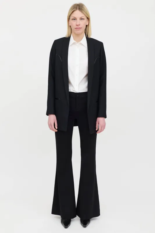 2018 Wool Shawl Blazer made by Yves Saint Laurent