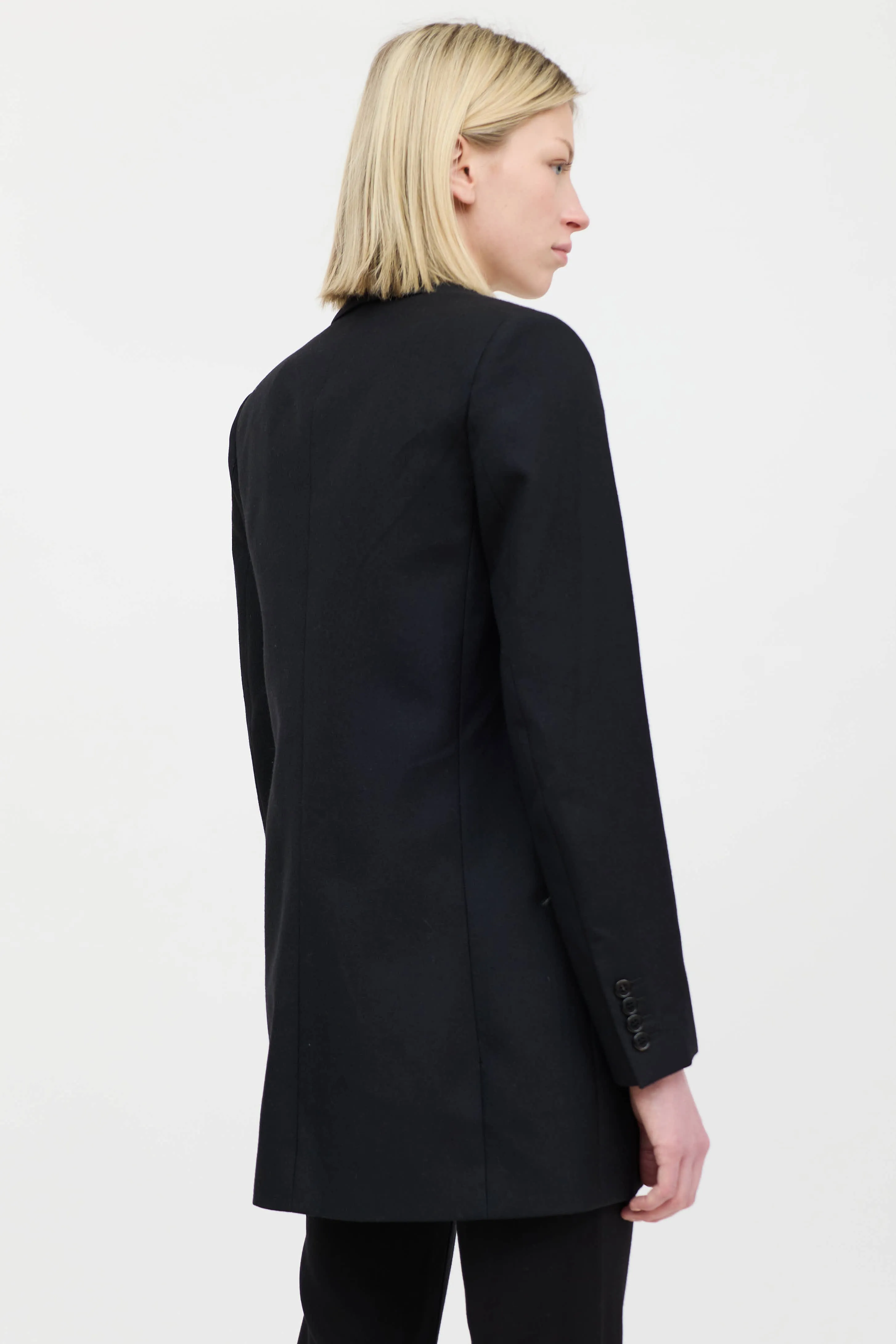 2018 Wool Shawl Blazer sold by VSP Consignment product image thumbnail 4