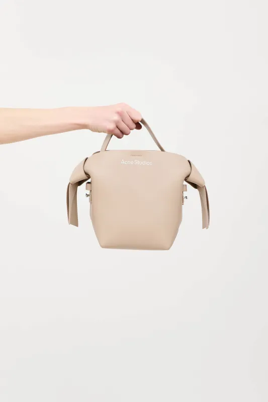 Leather Musubi Knotted Shoulder Bag made by Acne Studios