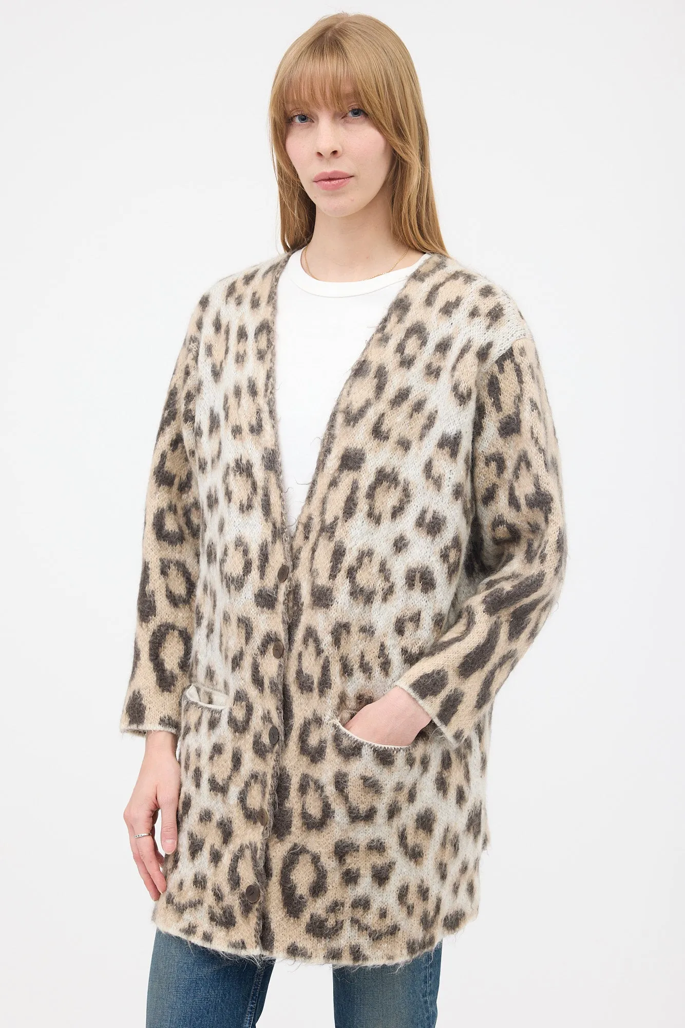 Mohair Printed Cardigan sold by VSP Consignment product image thumbnail 3