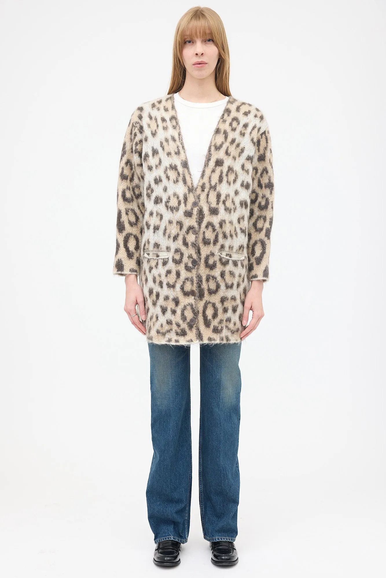 Mohair Printed Cardigan sold by VSP Consignment product image thumbnail 2