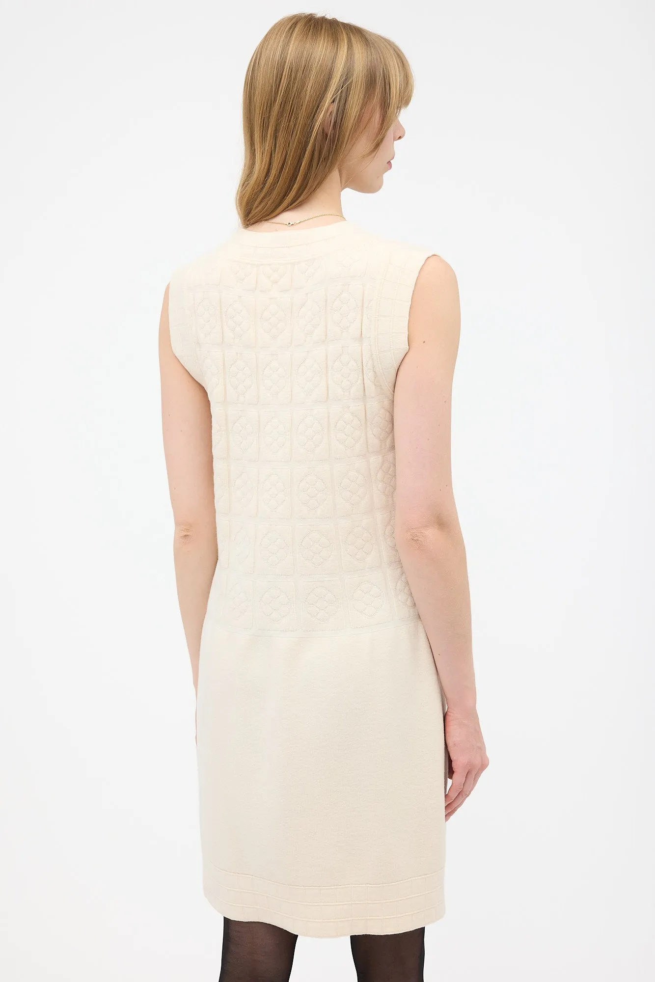 2010 Wool Camellia Knit Dress sold by VSP Consignment product image thumbnail 4