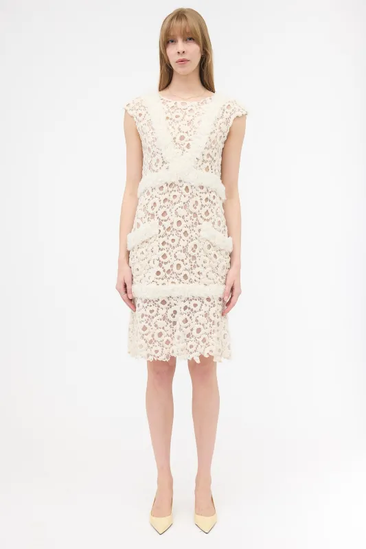 Cruise 2012 Embroidered Mesh Dress sold by VSP Consignment