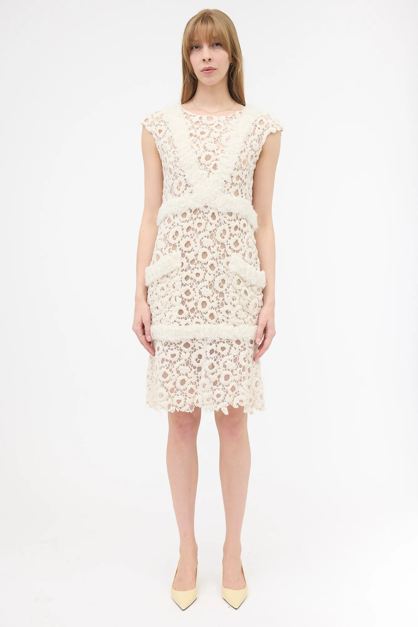 Cruise 2012 Embroidered Mesh Dress sold by VSP Consignment