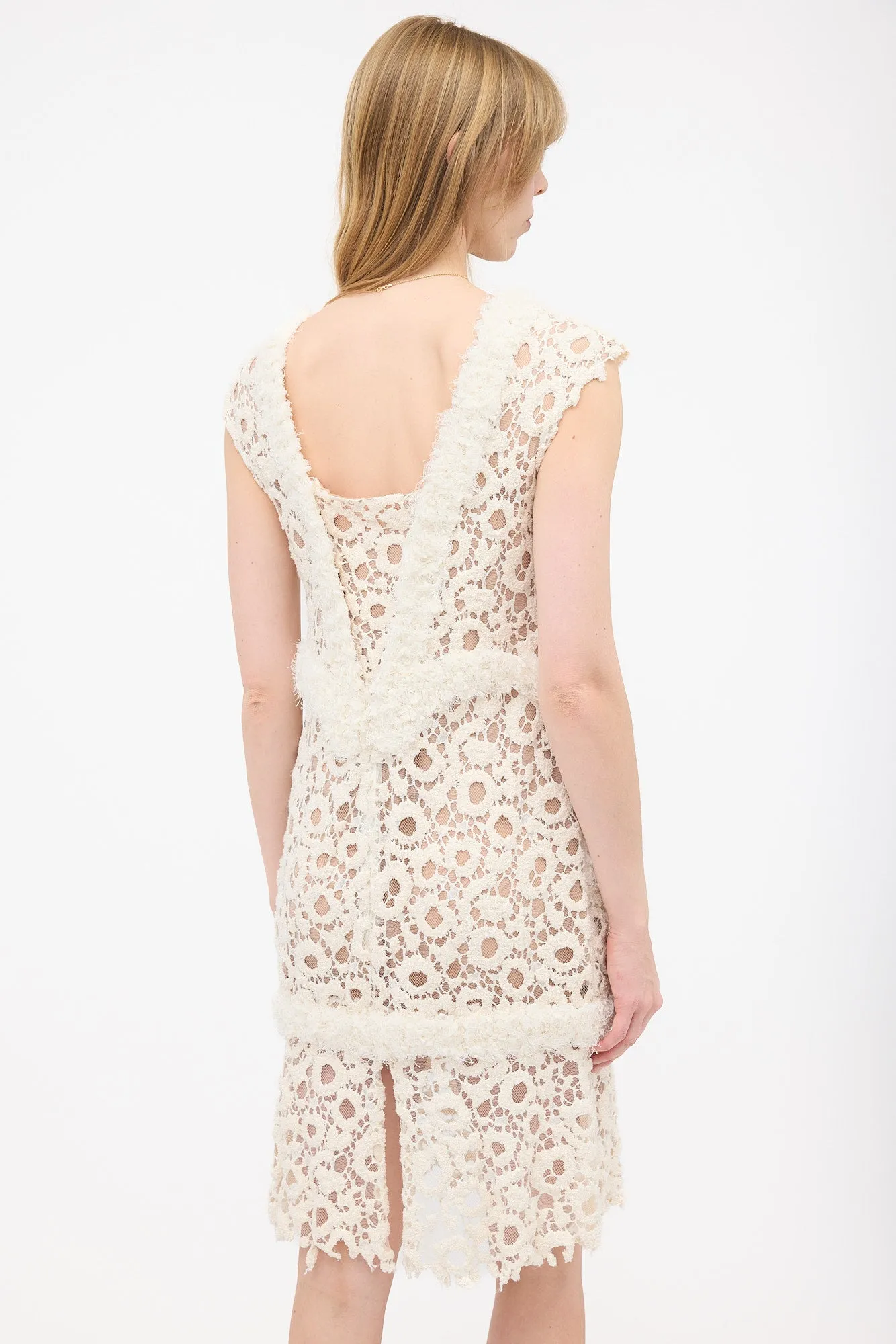 Cruise 2012 Embroidered Mesh Dress sold by VSP Consignment product image thumbnail 3