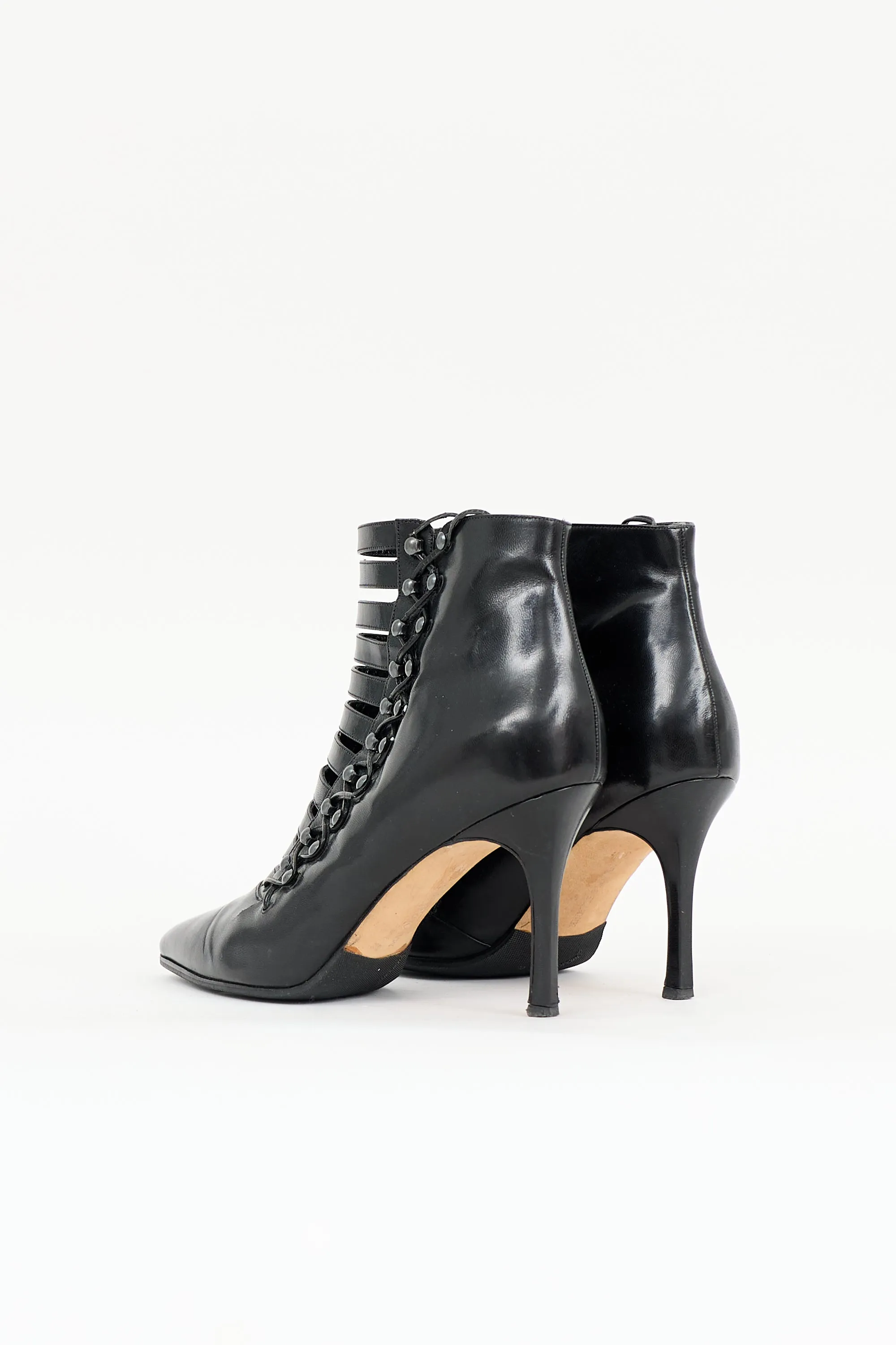 Leather Lace Up Boot sold by VSP Consignment product image thumbnail 4
