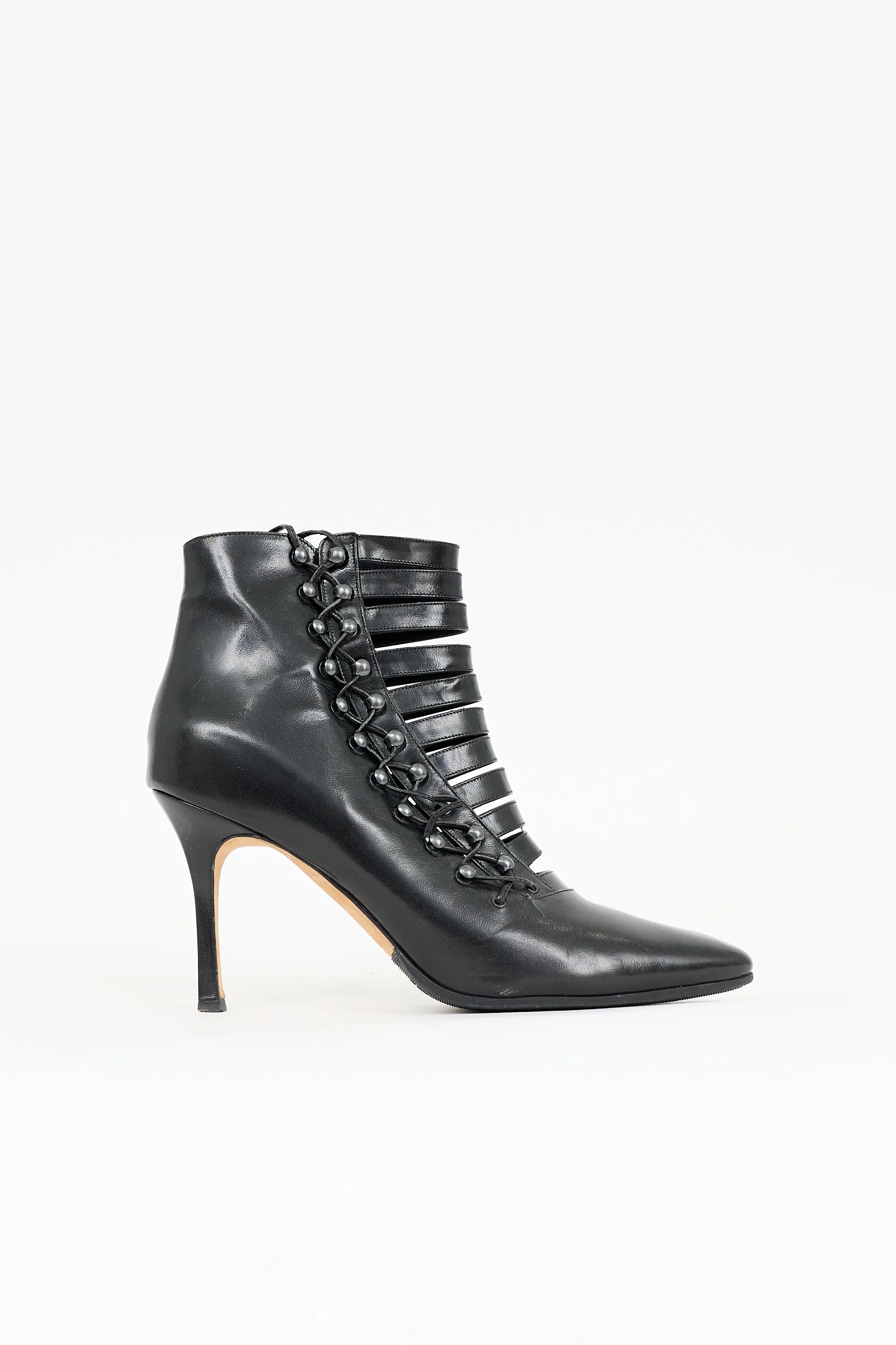 Leather Lace Up Boot sold by VSP Consignment