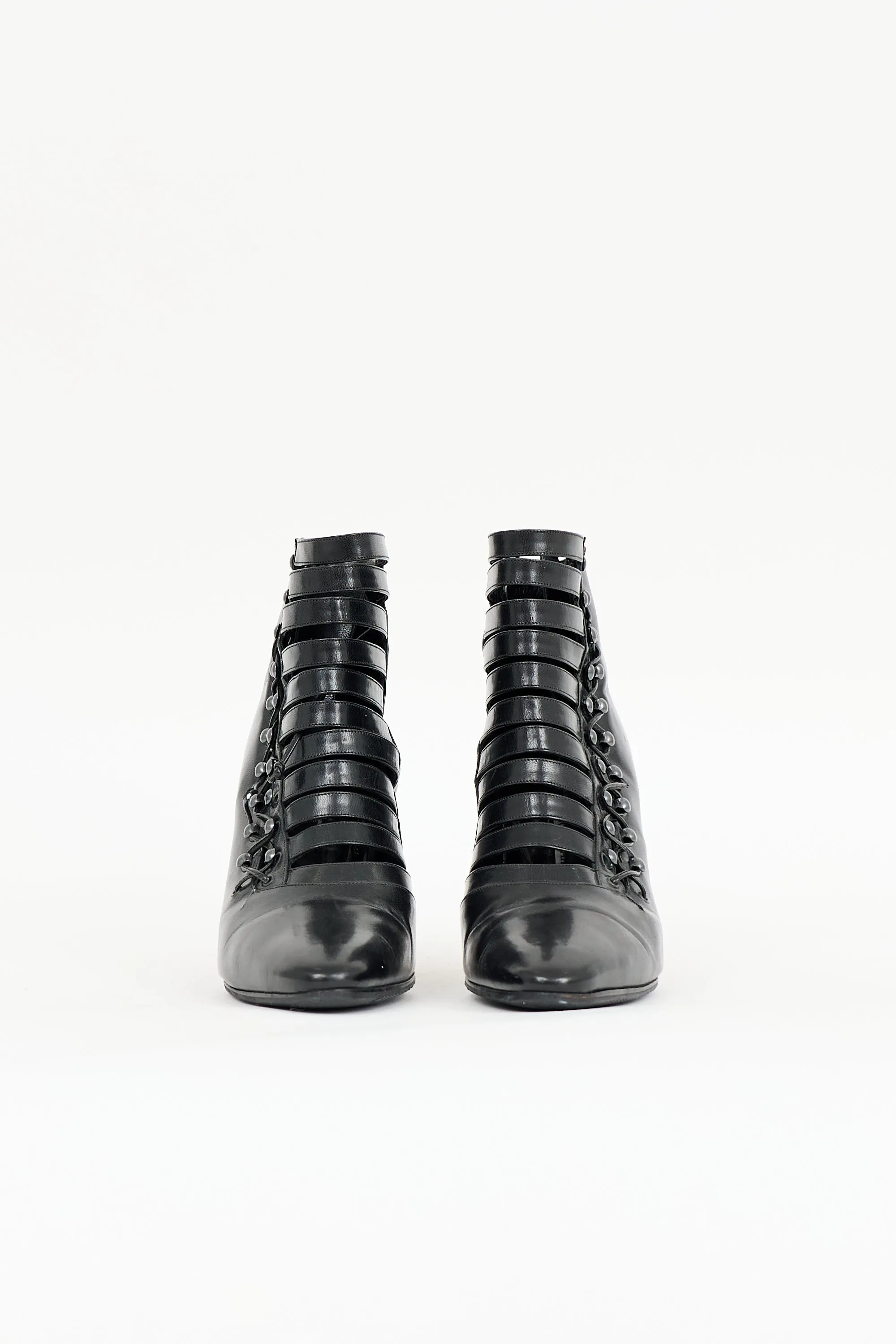 Leather Lace Up Boot sold by VSP Consignment product image thumbnail 3