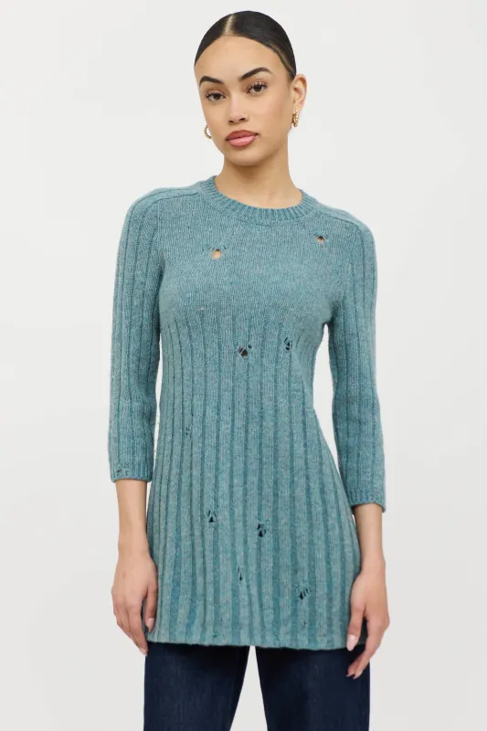 Distressed Sweater Dress sold by VSP Consignment