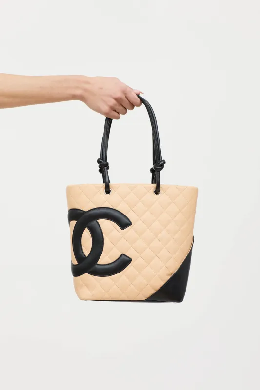 2005 Ligne Cambon Quilted Bucket Bag made by Chanel