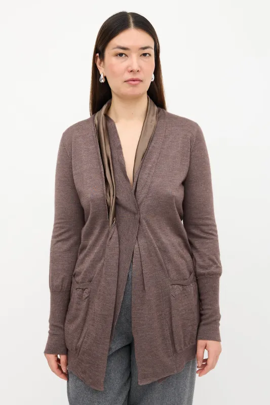 Cashmere & Silk Shawl Cardigan sold by VSP Consignment
