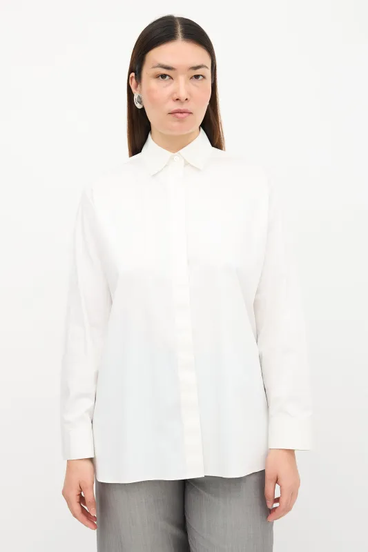 Poplin Yssetra Shirt made by The Row