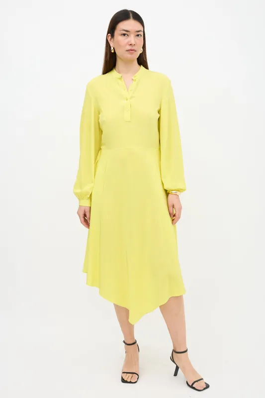 Silk Asymmetric Hem Dress made by Stella McCartney