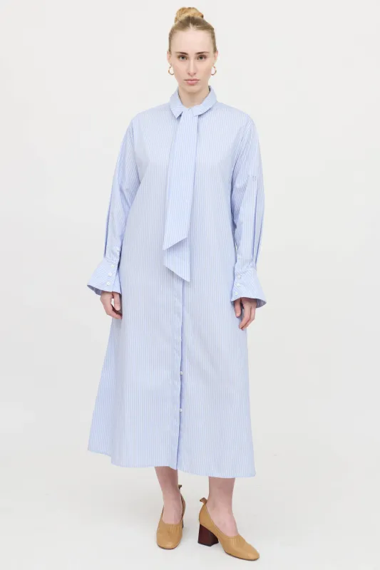 Striped Button Up Dress sold by VSP Consignment