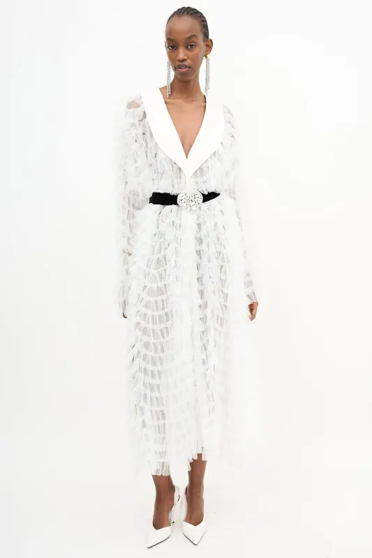 Documented Ruffle Tulle Dress sold by VSP Consignment