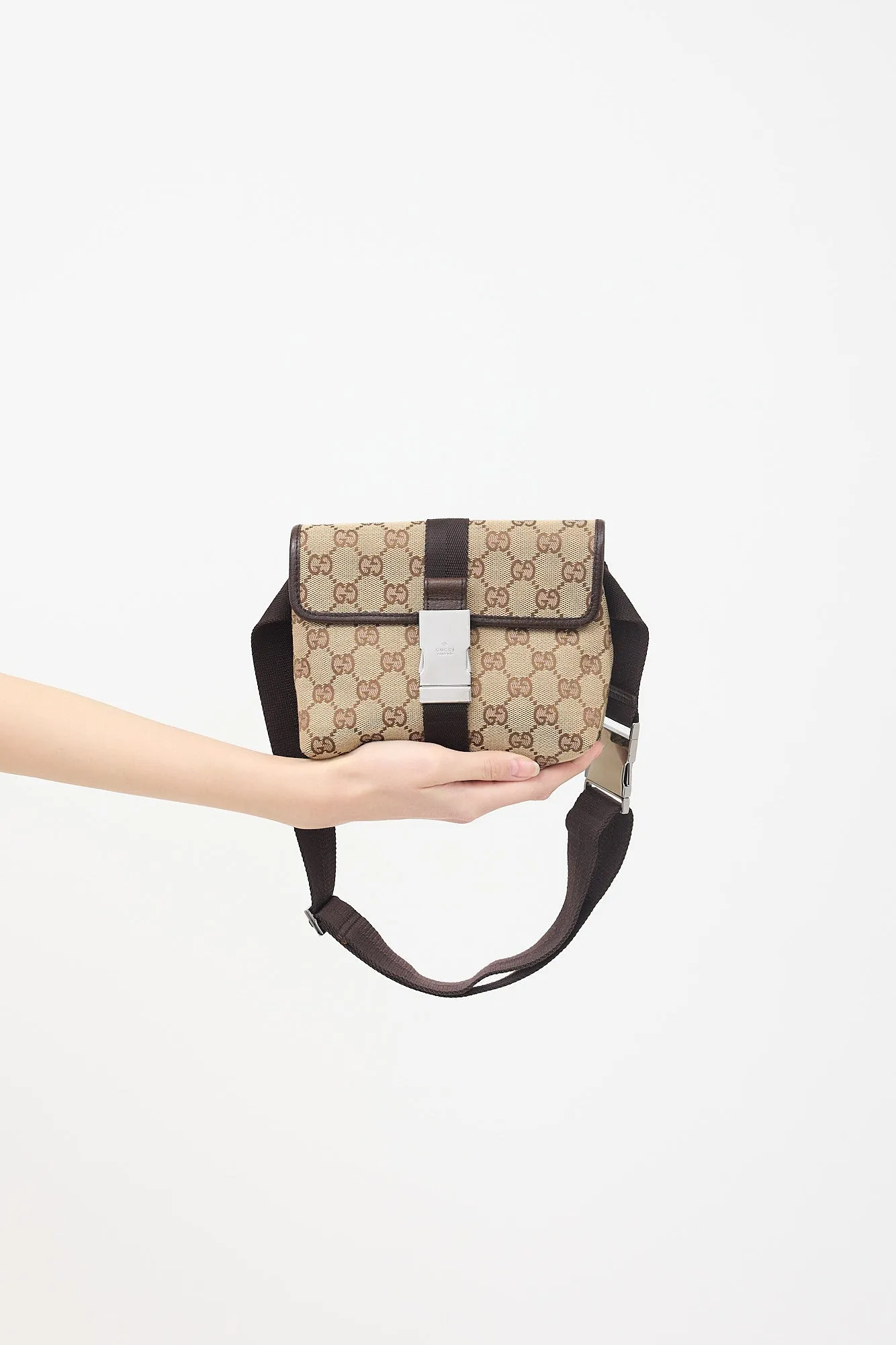 GG Supreme Canvas Belt Bag sold by VSP Consignment product image thumbnail 2