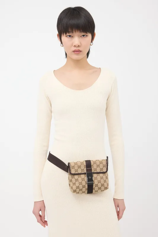 GG Supreme Canvas Belt Bag sold by VSP Consignment