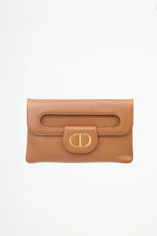 2021 Leather Medium Double Bag made by Dior