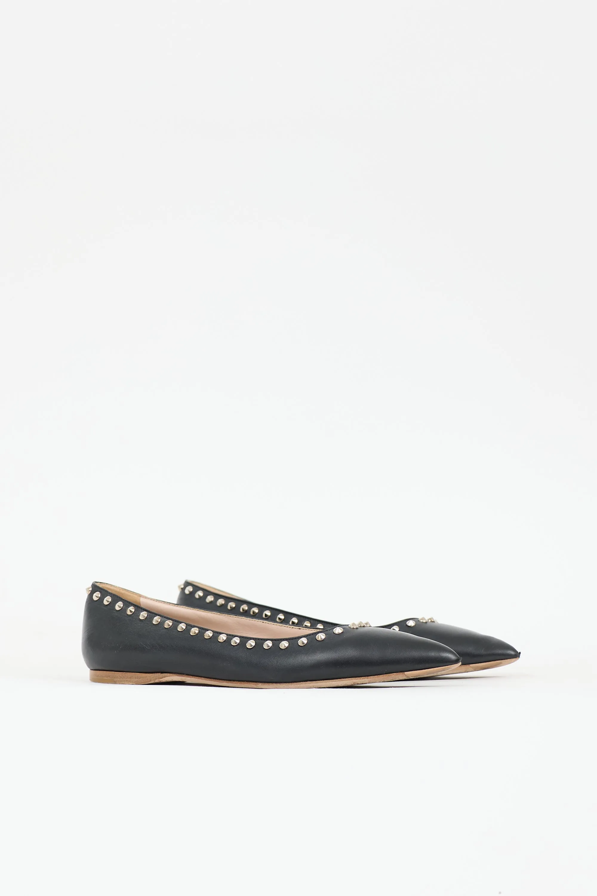 Leather Studded Ballet Flat sold by VSP Consignment product image thumbnail 3
