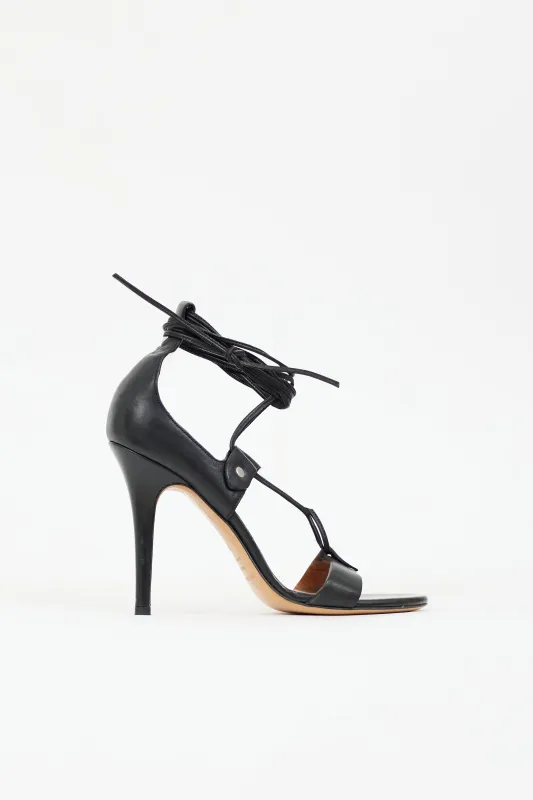 Leather Anya Wraparound Sandal made by Isabel Marant