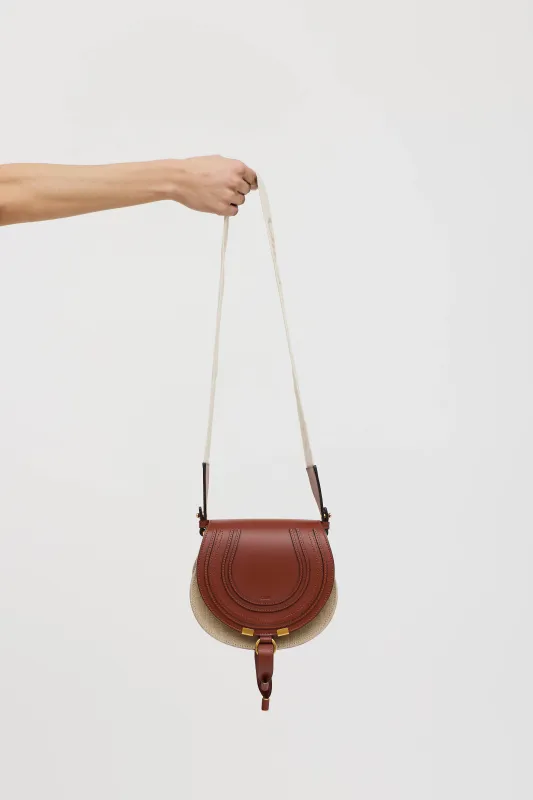 Leather Marcie Flap Bag made by Chloe