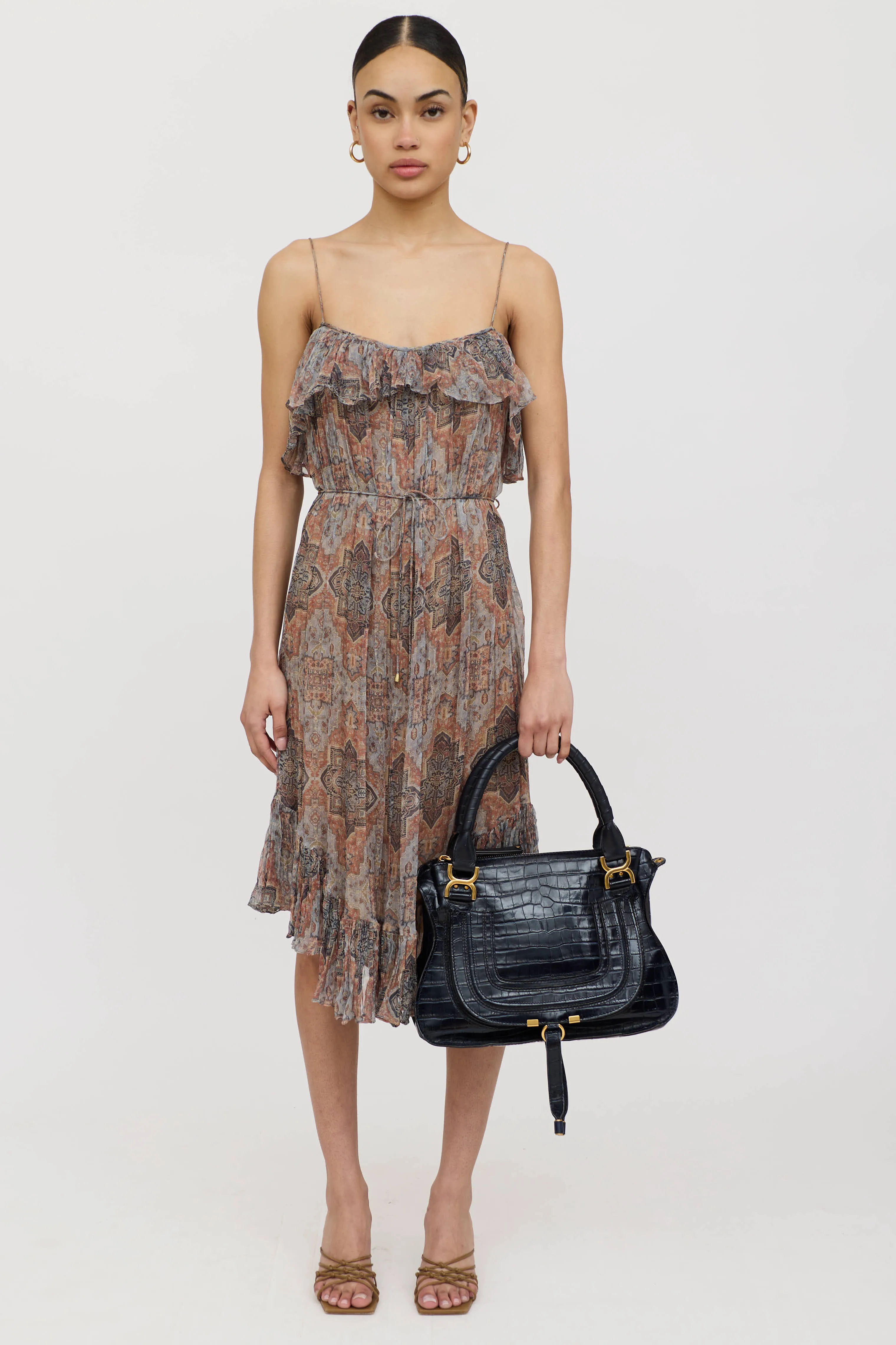 Embossed Marcie Double Carry Bag sold by VSP Consignment product image thumbnail 2
