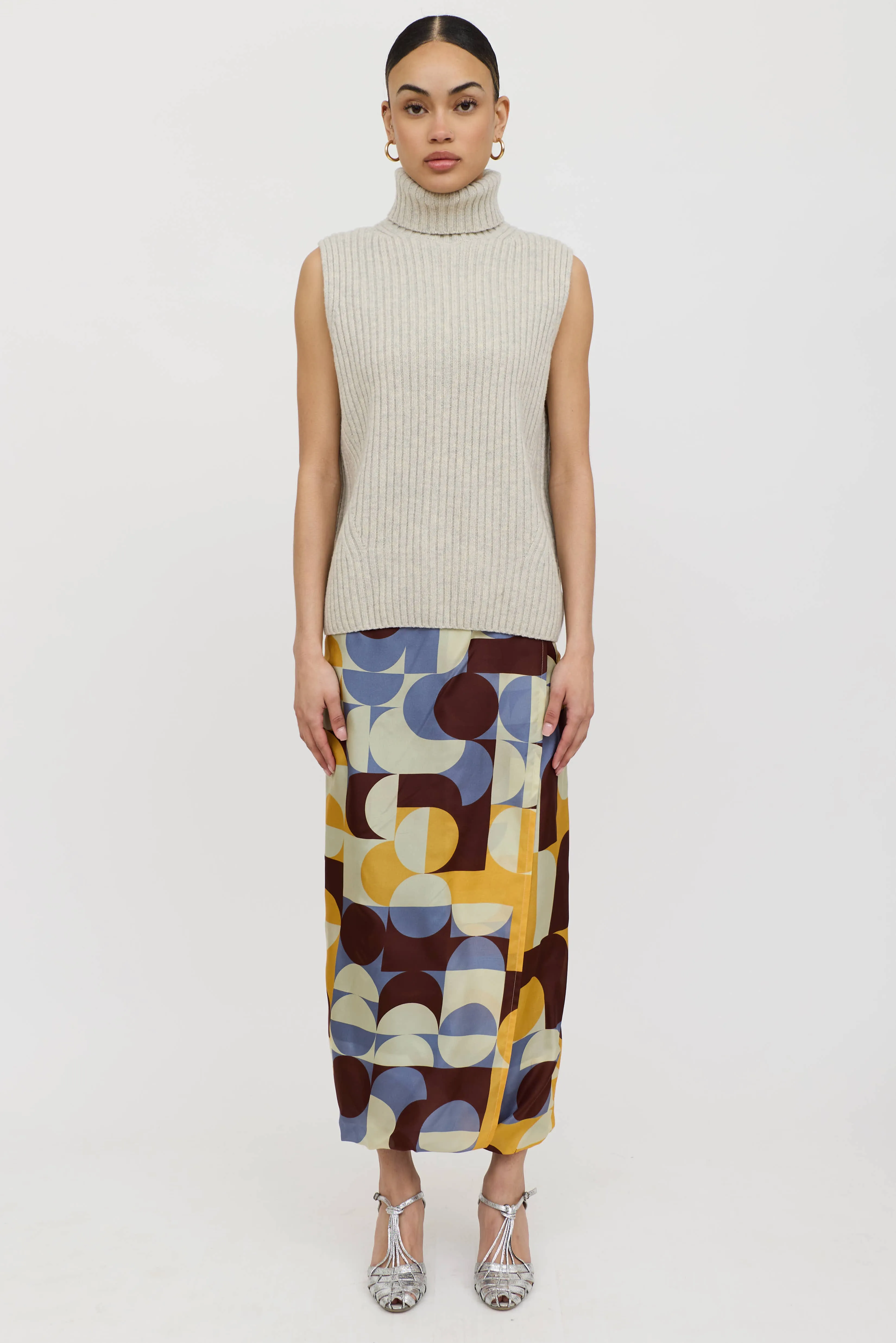Wool Ribbed Knit Turtleneck sold by VSP Consignment product image thumbnail 2