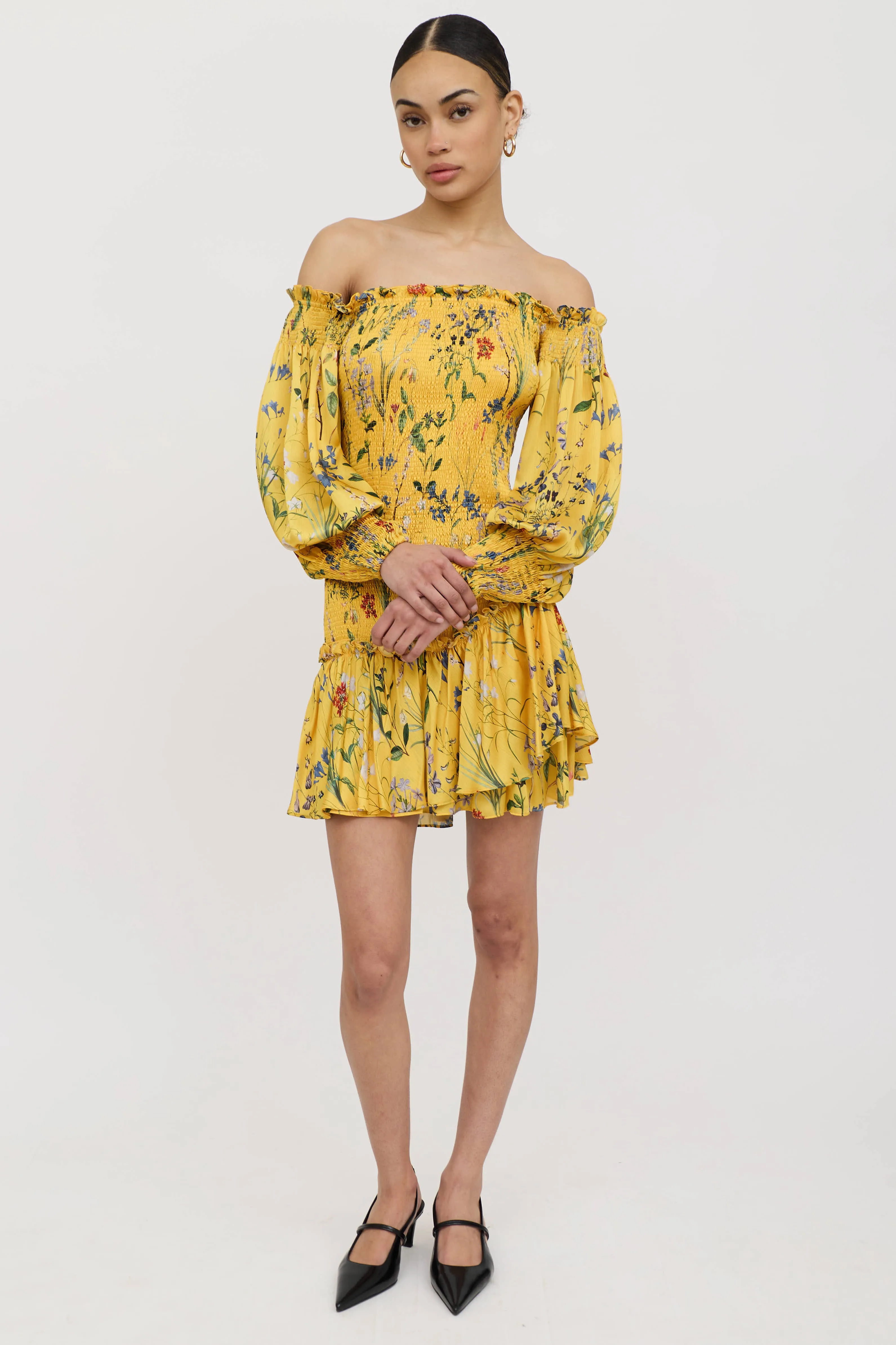 Smocked Floral Dress sold by VSP Consignment product image thumbnail 5