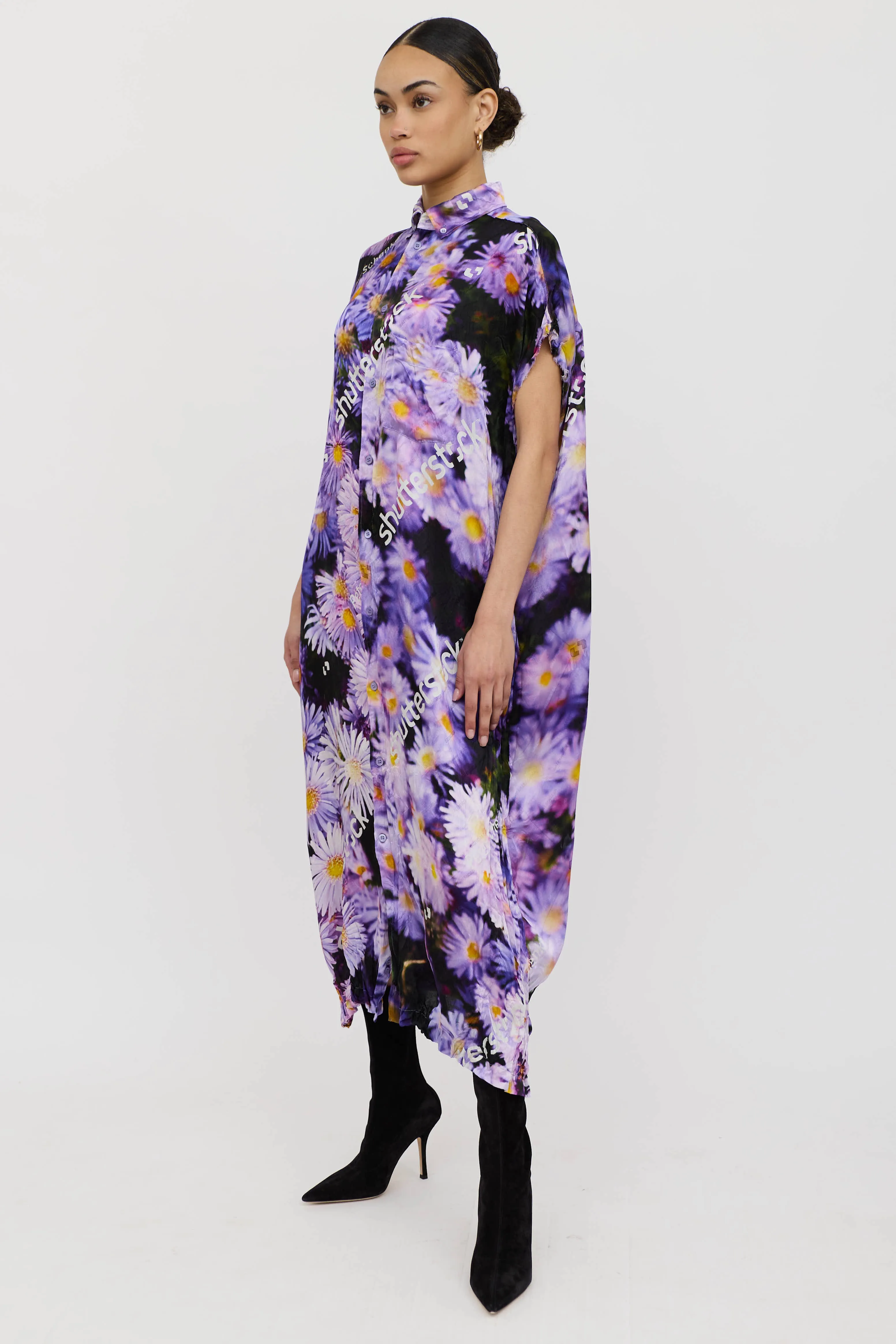 Shutterstock Floral Dress sold by VSP Consignment product image thumbnail 3