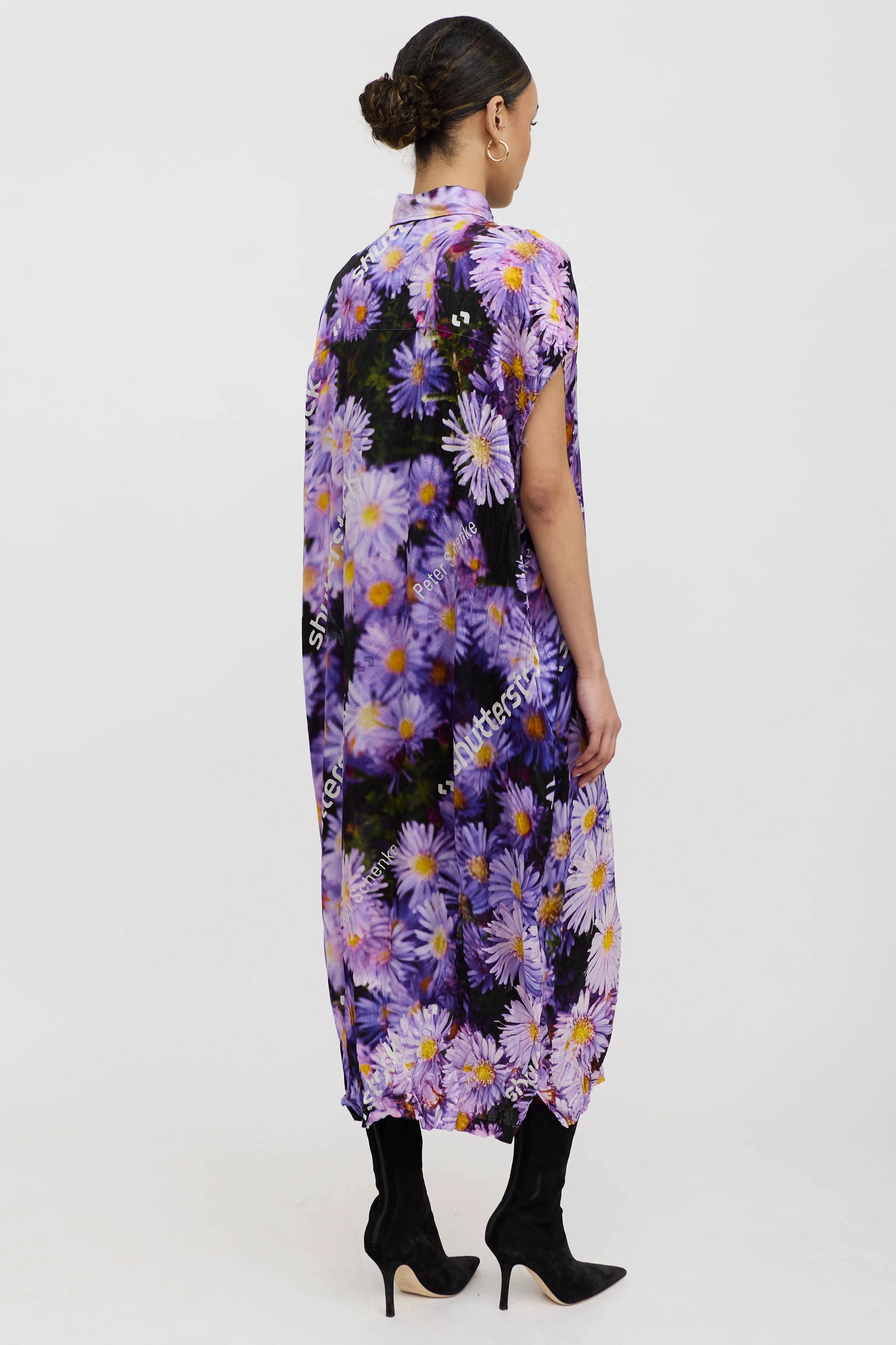 Shutterstock Floral Dress sold by VSP Consignment product image thumbnail 4