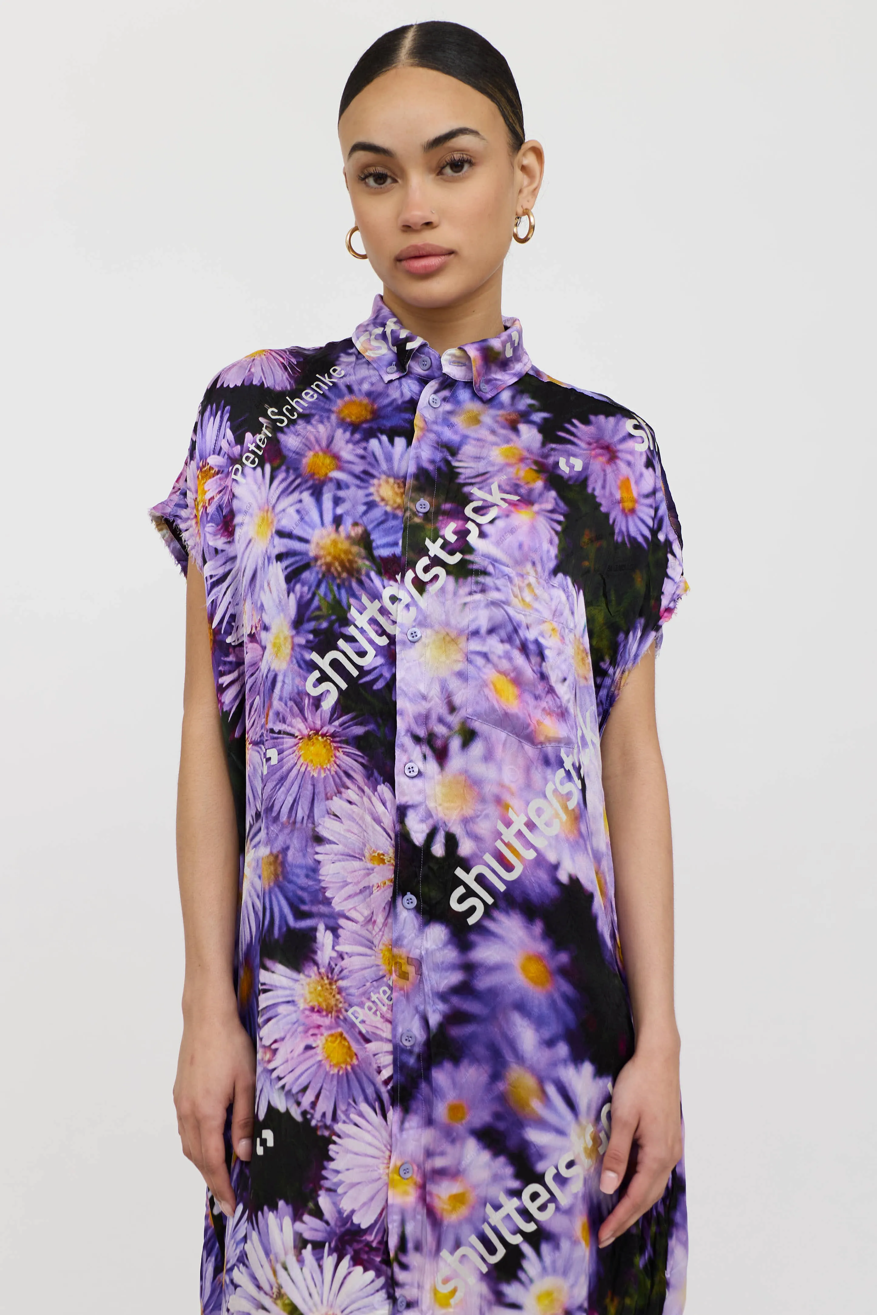 Shutterstock Floral Dress sold by VSP Consignment product image thumbnail 2