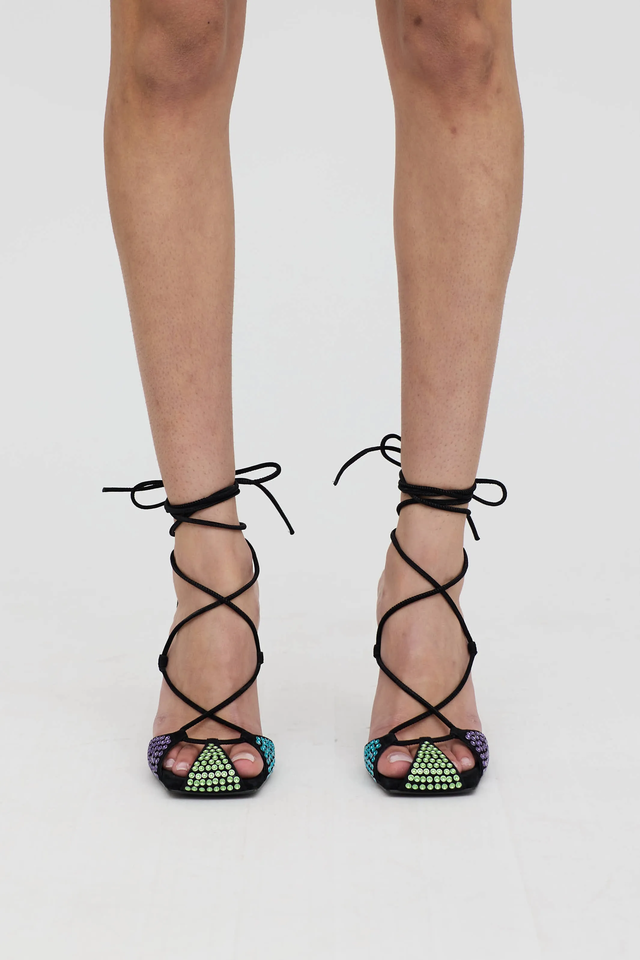 Rhinestone Adele Strappy Sandal sold by VSP Consignment product image thumbnail 2
