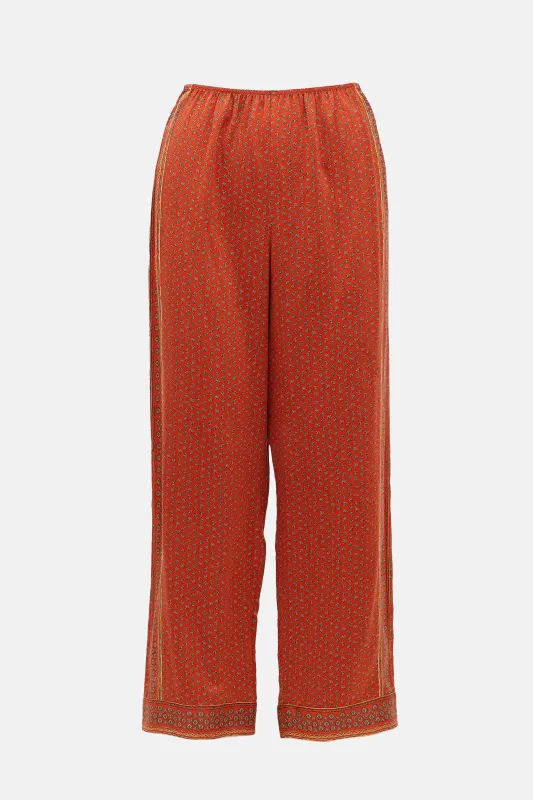 Silk Floral Cacilda Pant made by Doen