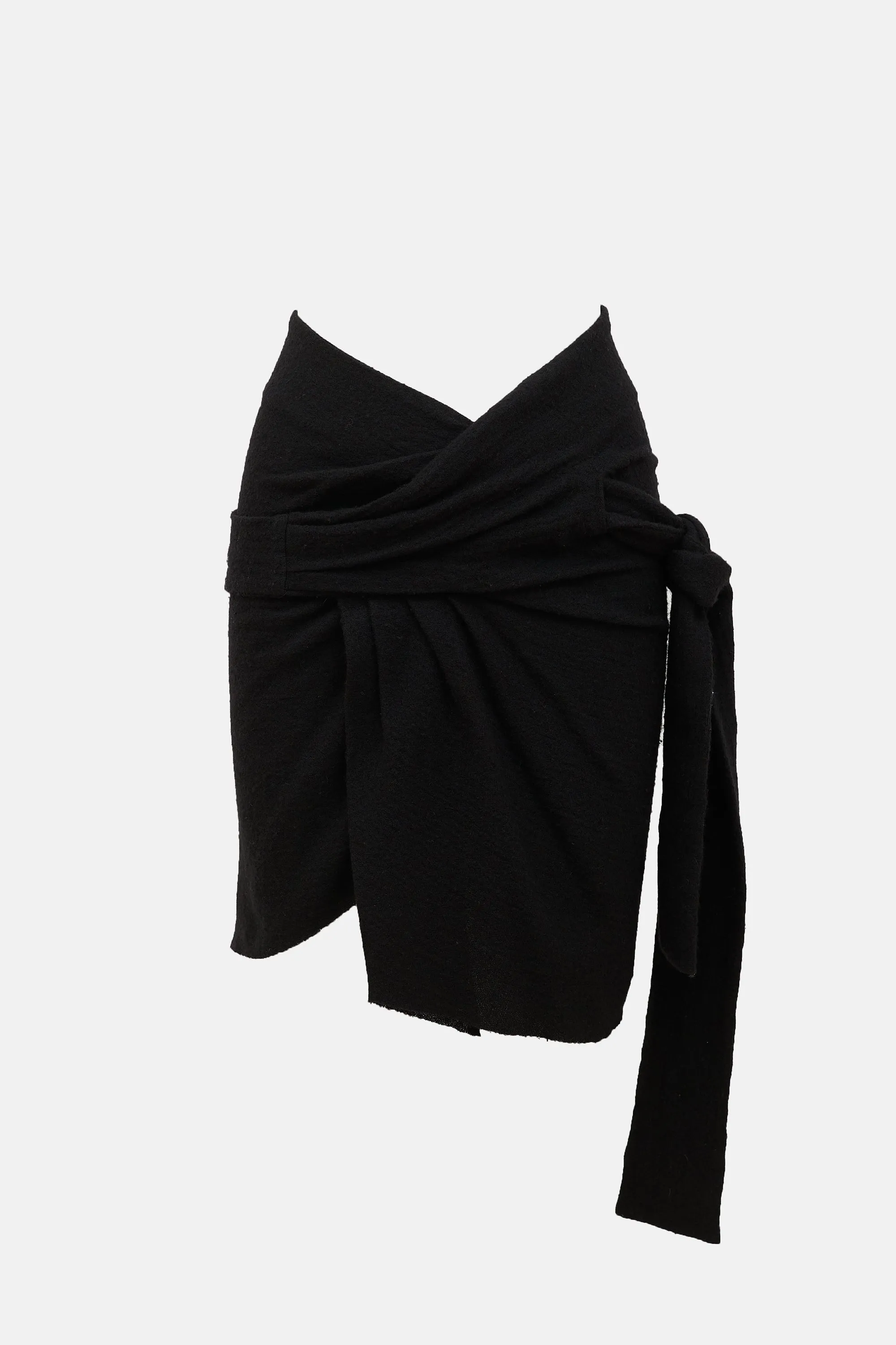 Textured Wool Wrap Skirt sold by VSP Consignment
