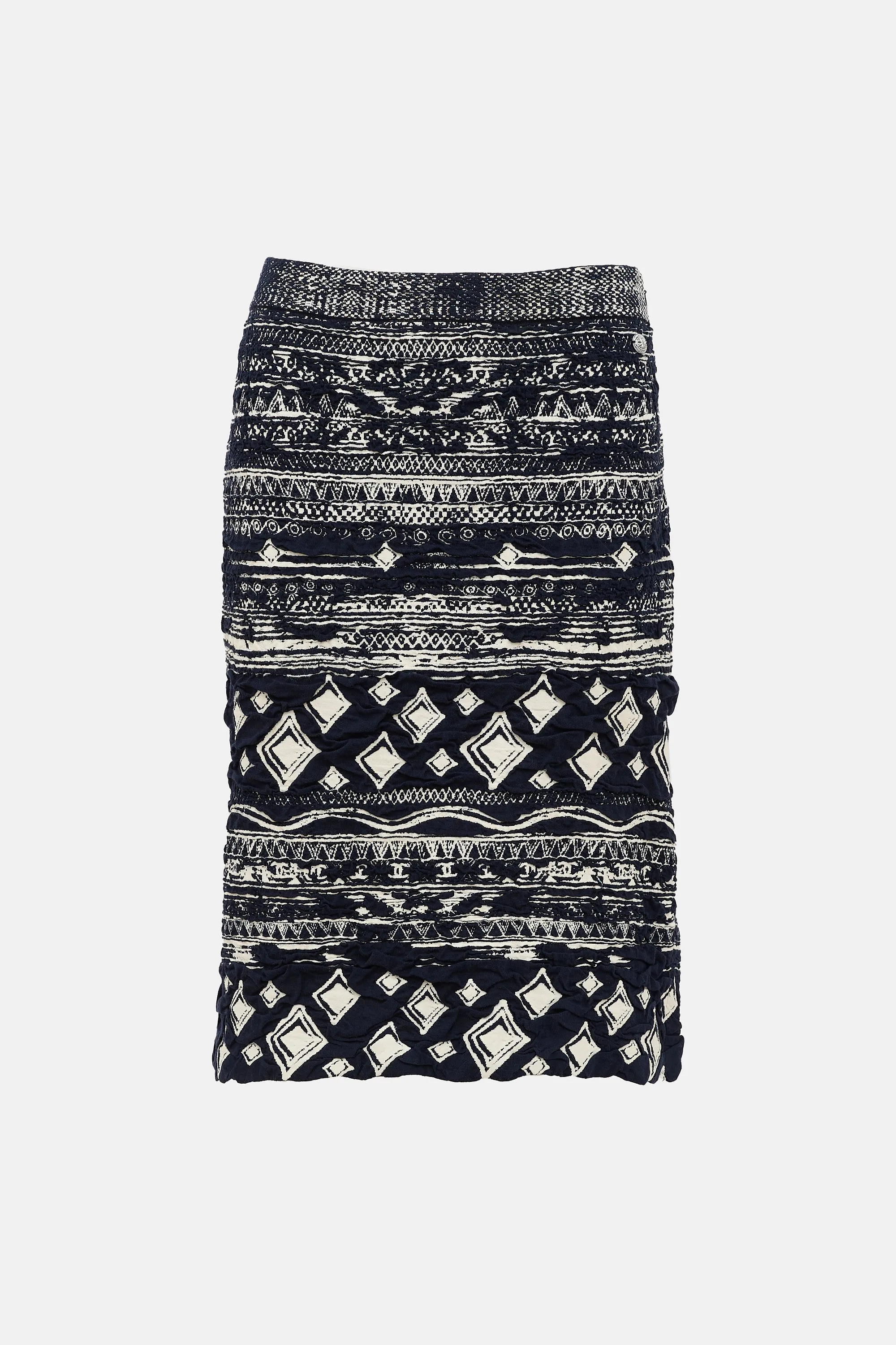 Cloqué Jacquard Knit Skirt sold by VSP Consignment