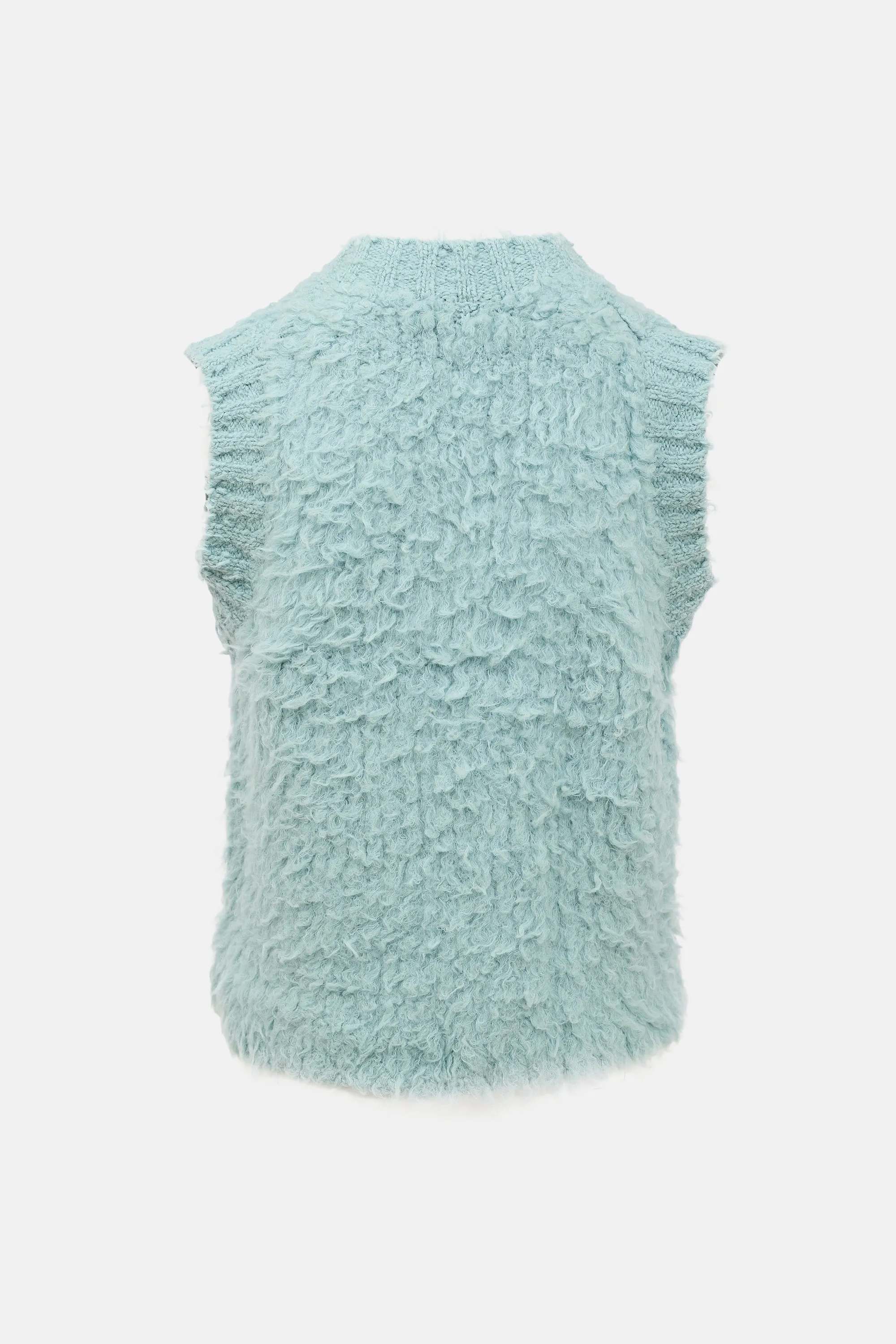 Wool Fuzzy Knit Vest sold by VSP Consignment product image thumbnail 2