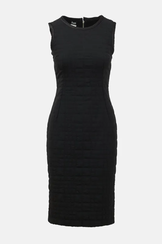 Silk Quilted Midi Dress sold by VSP Consignment