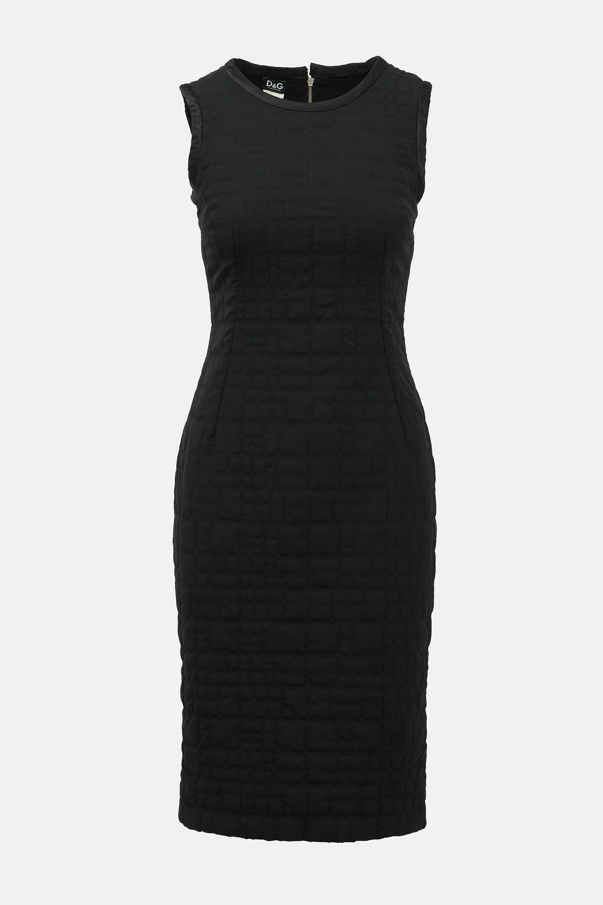 Silk Quilted Midi Dress sold by VSP Consignment