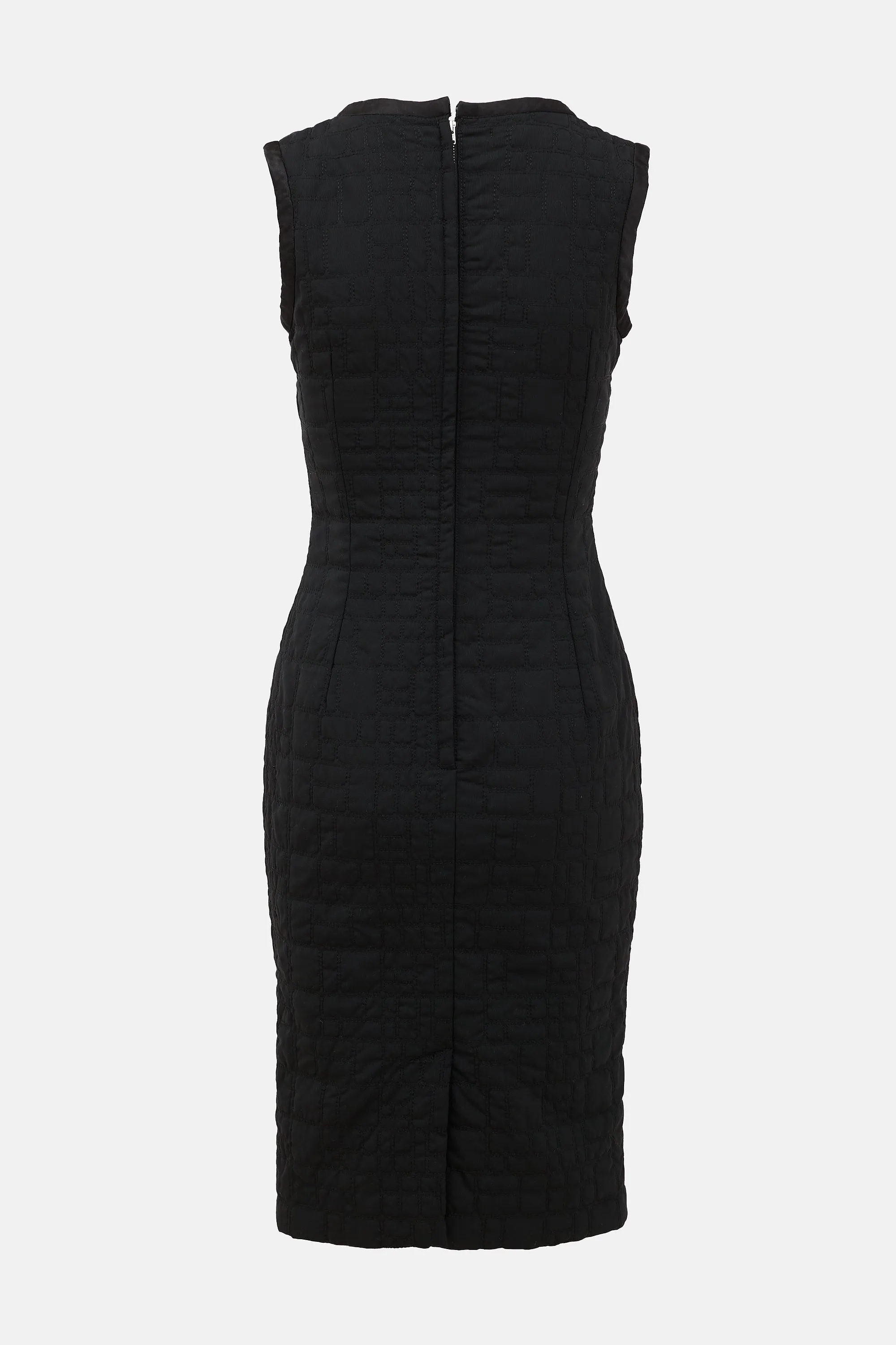 Silk Quilted Midi Dress sold by VSP Consignment product image thumbnail 2