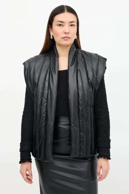 Leather Ajali Vest sold by VSP Consignment