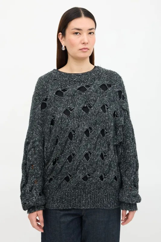 Cut Out Knit Sweater sold by VSP Consignment
