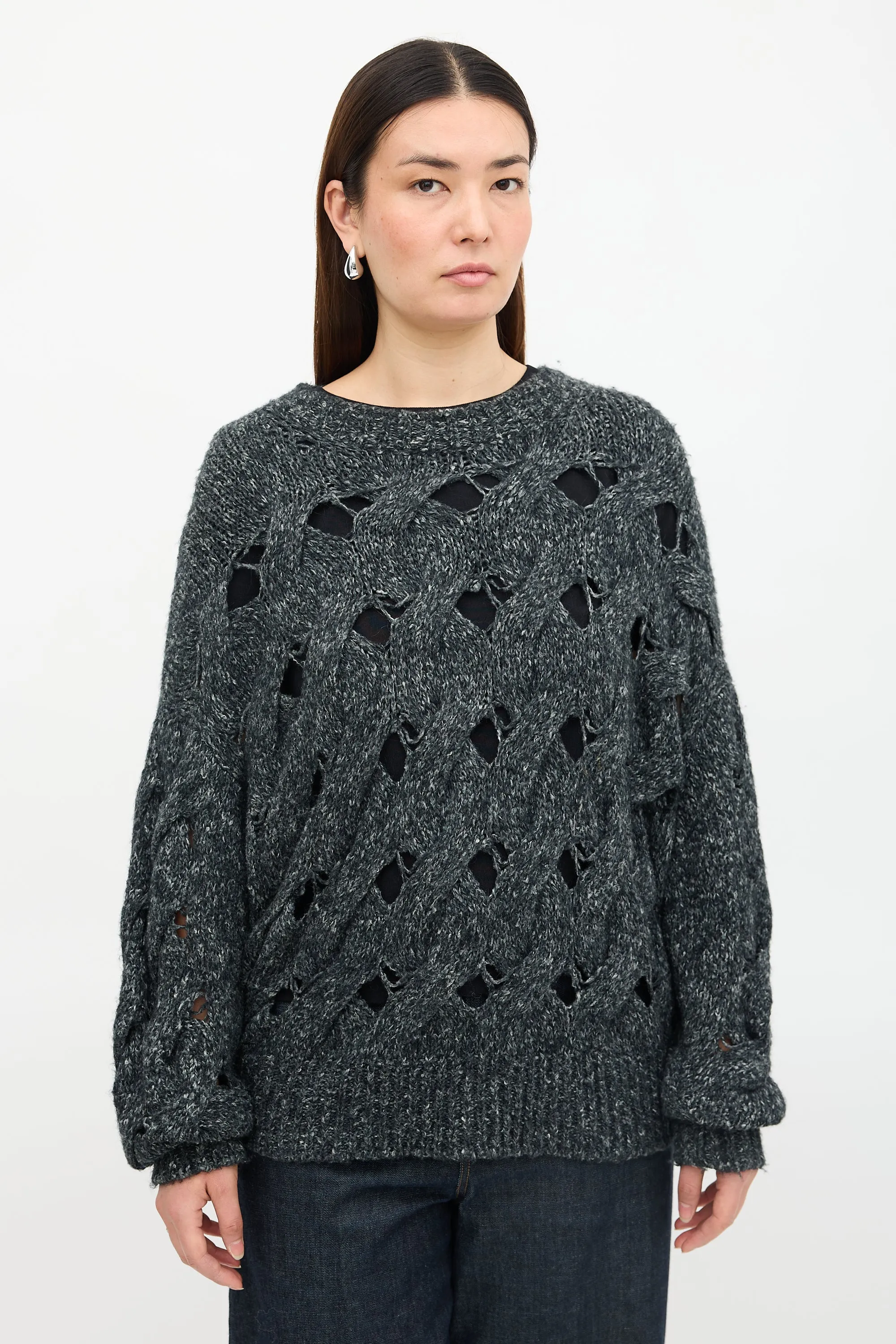 Cut Out Knit Sweater sold by VSP Consignment