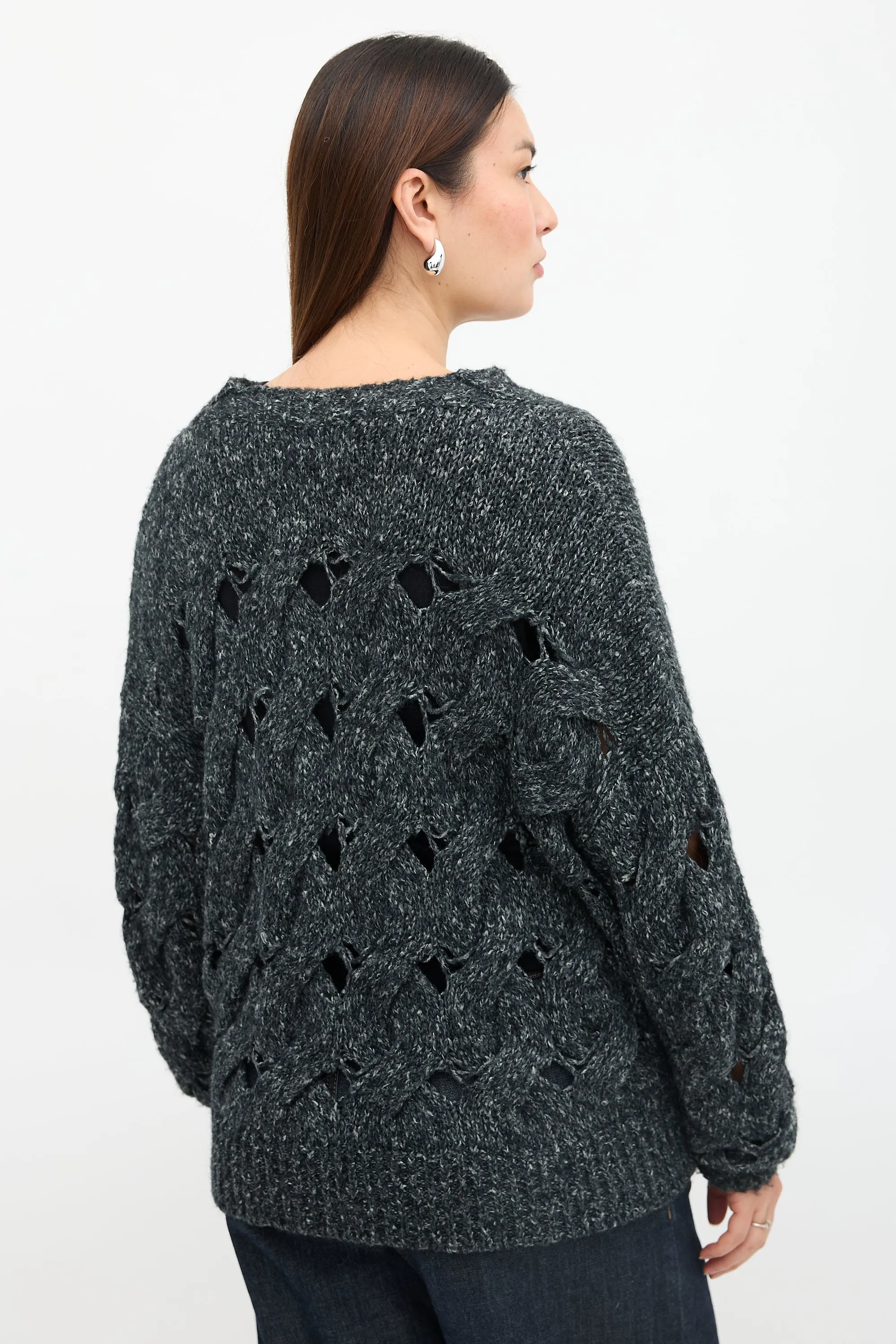 Cut Out Knit Sweater sold by VSP Consignment product image thumbnail 4