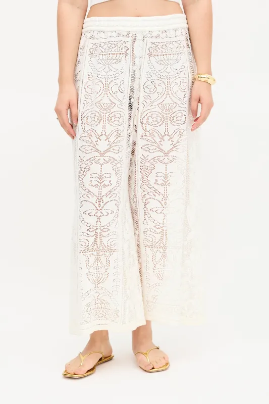 Crochet Lace Pant sold by VSP Consignment