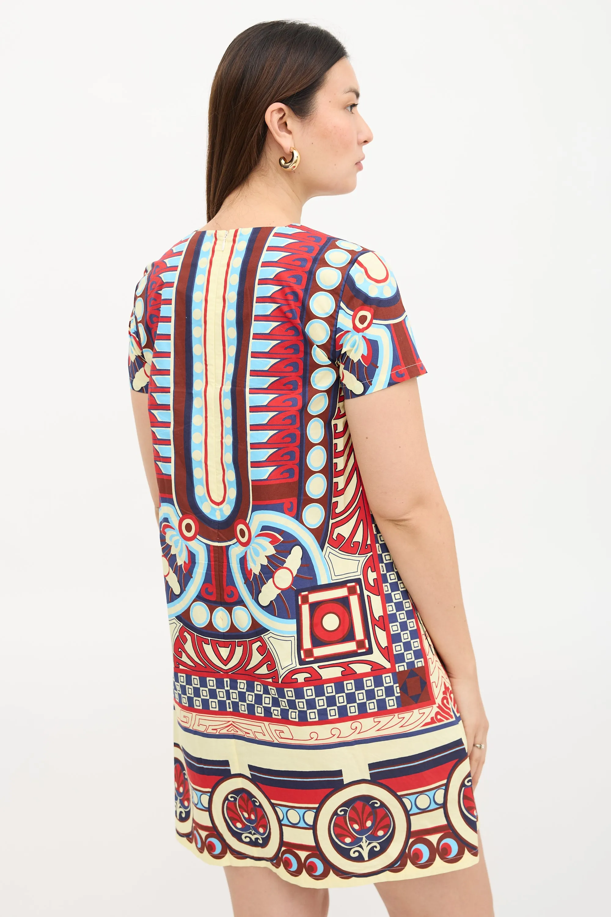 Patterned Mini Swing Dress sold by VSP Consignment product image thumbnail 4